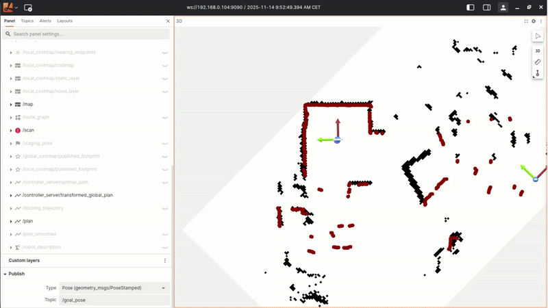 Lichtblick Send Goal