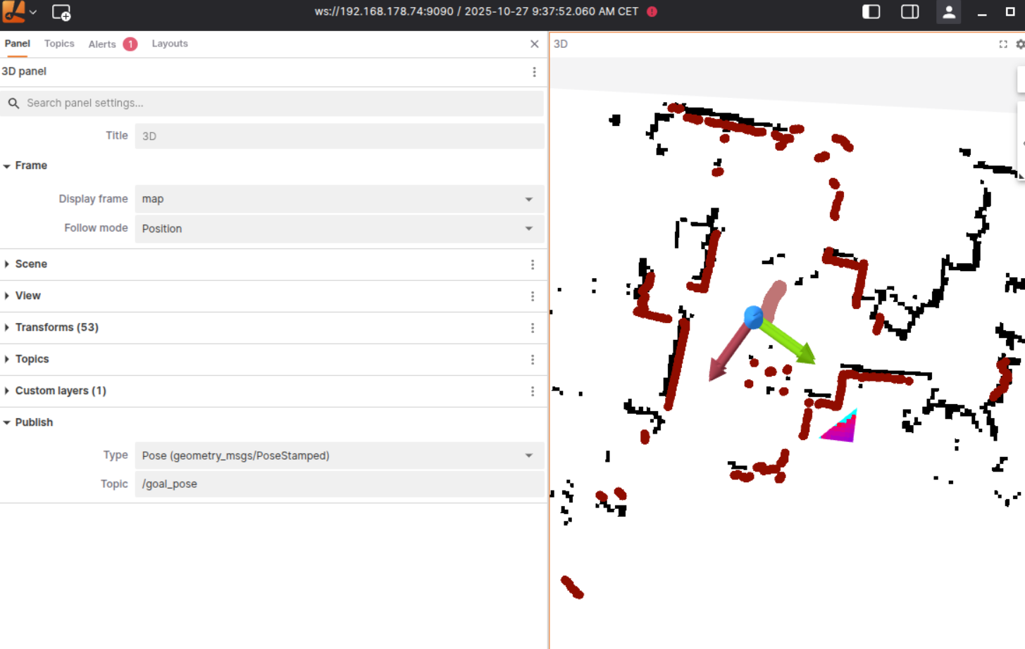 Lichtblick Send Goal